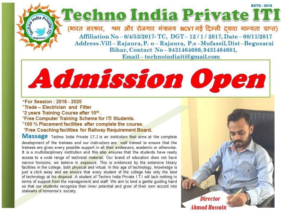 Techno India Private Iti Begusarai